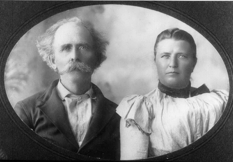 John Pike & Annie Landrum McCasland  - Audra, TX  - 1901